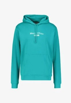 Marc O'Polo DENIM LONG SLEEVE LOGO PRINT - Kapuzenpullover - Khaki -Alltags Mode e888443ed47b4025a7b5a57bdfc0dd58 1