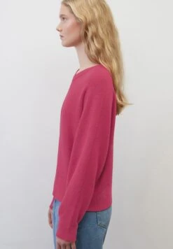 Marc O'Polo DENIM RUNDHALS CROPPED AUS SOFTEM SCH - Strickpullover - Fresh Fuschia -Alltags Mode e90619ed3a2a4887a3195d33e1b8e3b6