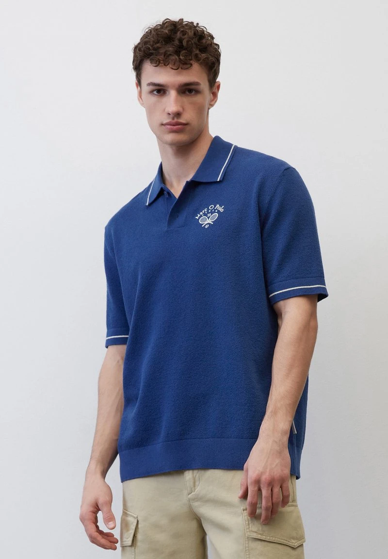 Marc O'Polo DENIM KURZARM - Poloshirt - Kensington Blue 1 Marc O'Polo DENIM KURZARM - Poloshirt - Kensington Blue