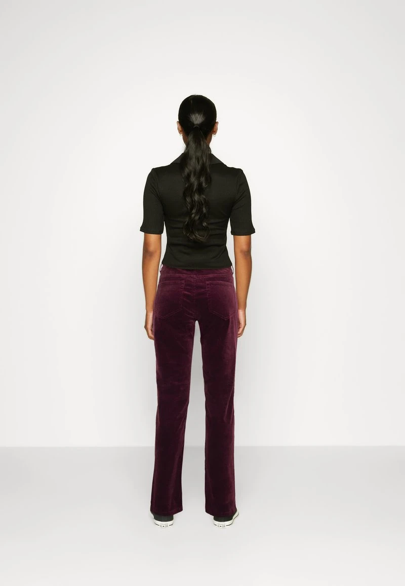 Marc O'Polo DENIM PANTS STRAIGHT LEG TURN UP - Stoffhose - Orante Plum 3 Marc O'Polo DENIM PANTS STRAIGHT LEG TURN UP - Stoffhose - Orante Plum – Bild 3