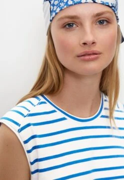 Marc O'Polo DENIM ÄRMELLOSES STREIFEN LOOSE - T-Shirt Print - Multi Mediterranean Blue 10 Marc O'Polo DENIM ÄRMELLOSES STREIFEN LOOSE - T-Shirt Print - Multi Mediterranean Blue -Alltags Mode f0b9aae93a5d4dc8b291f8c943af03a0