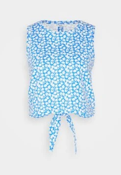 Marc O'Polo DENIM SLEEVELESS CREWNECK KNOT BACK - Top - Multi/mediterranean Blue -Alltags Mode f32f58ba01274a5584af500ba6b61d6e