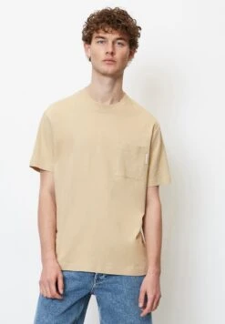 Marc O'Polo DENIM RUNDHALS - T-Shirt Basic - Skandi Beige