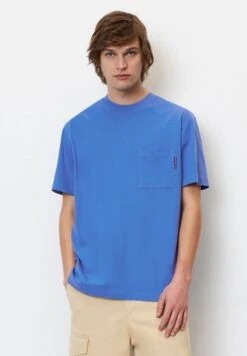 Marc O'Polo DENIM RUNDHALS - T-Shirt Basic - Mediterranean Blue