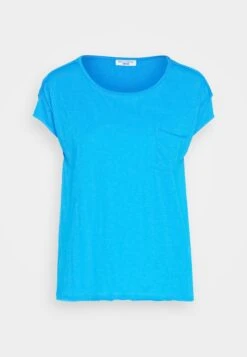 Marc O'Polo DENIM SHORT SLEEVE CHEST POCKET - T-Shirt Basic - Crystal Seas -Alltags Mode fa80a3e3fd0947a2af065caa453f86ac