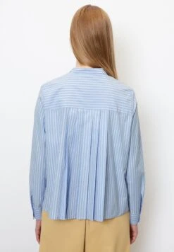 Marc O'Polo DENIM STREIFEN MIT FALTEN IM RÜCKEN - Hemdbluse - Multi Soft Sky Blue -Alltags Mode fafb7c38582345a98cf28ffe6545df64