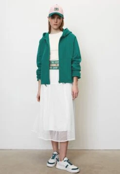 Marc O'Polo DENIM RELAXED - Sweatjacke - Green -Alltags Mode fbc10a4d315b40fca1f3bb942eee524b