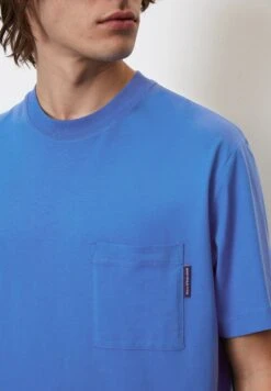 Marc O'Polo DENIM RUNDHALS - T-Shirt Basic - Mediterranean Blue -Alltags Mode fd9e3ae200a84cd982f2ae358e9fd1e4